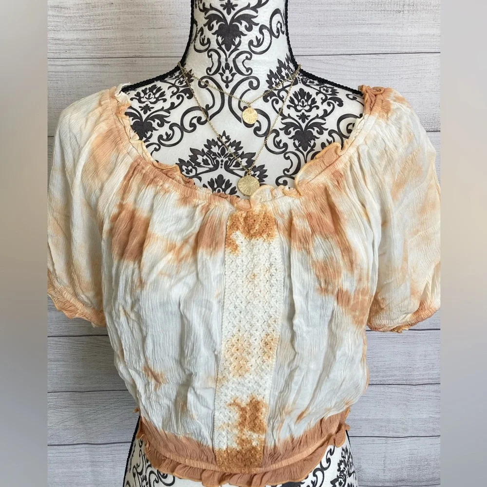 Kiwi + Punch | NWT Women’s Tie Dye Crop Top - Picture 2 of 7